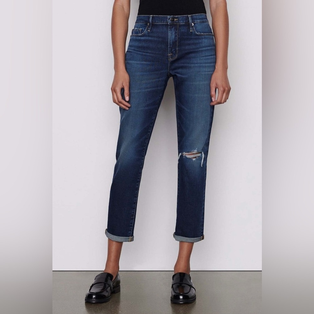Frameâ Le Garcon straight Leg Ankle Length Caribou Jeans size 25